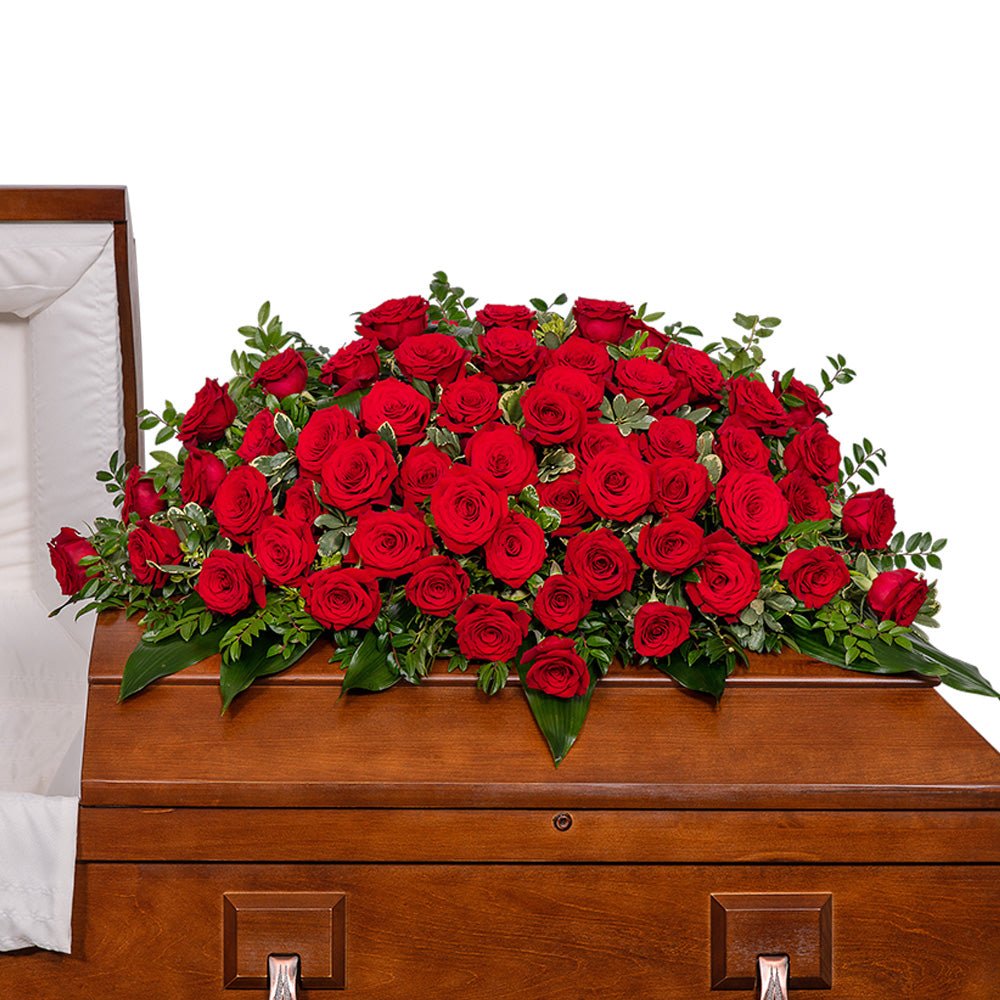 Sympathy Casket Sprays - Anaheim Hills Florist