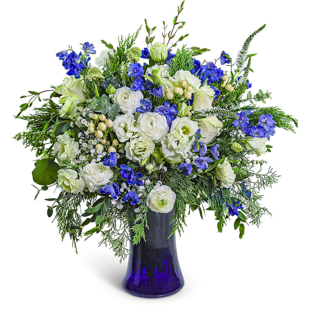 Blue White Flower Theme - Anaheim Hills Florist