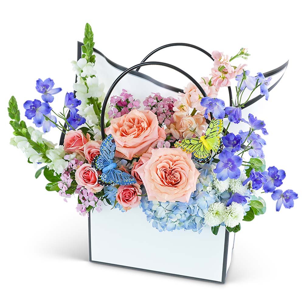 Monet Butterfly Garden Tote - Anaheim Hills Florist