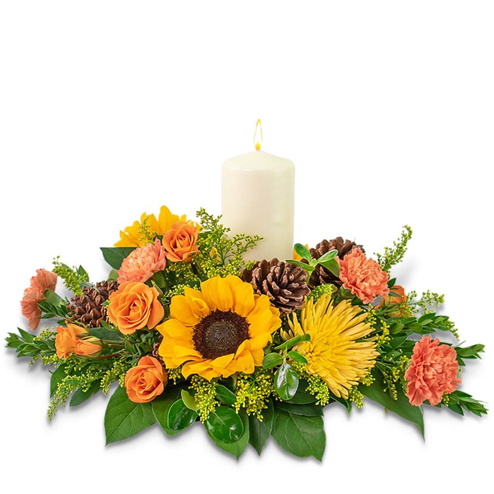 Prosperous Persimmon Centerpiece - Anaheim Hills Florist