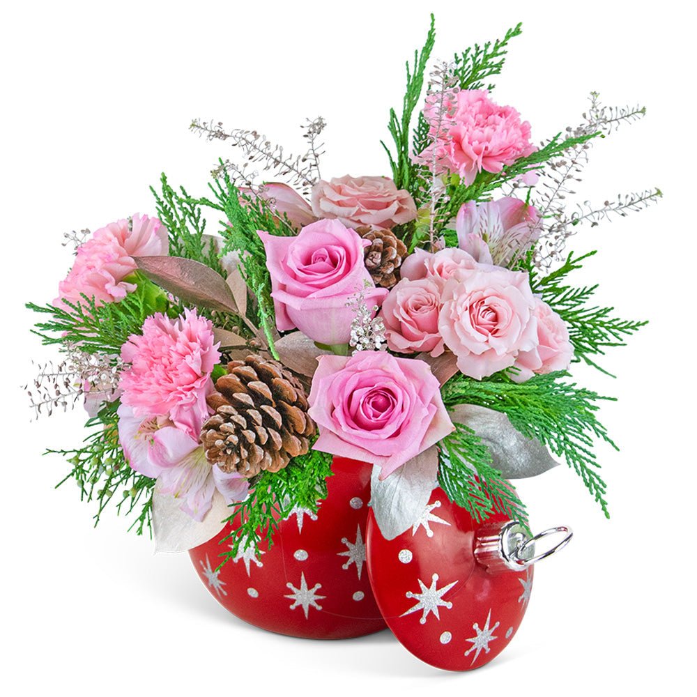 Sweet Pink Holiday Ornament Keepsake - Anaheim Hills Florist