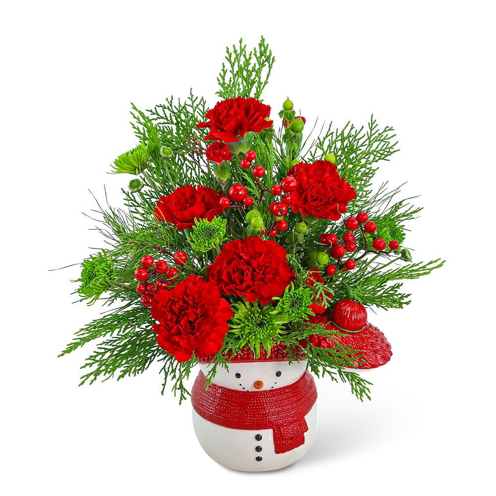 Frosty Snowman Bouquet - Anaheim Hills Florist