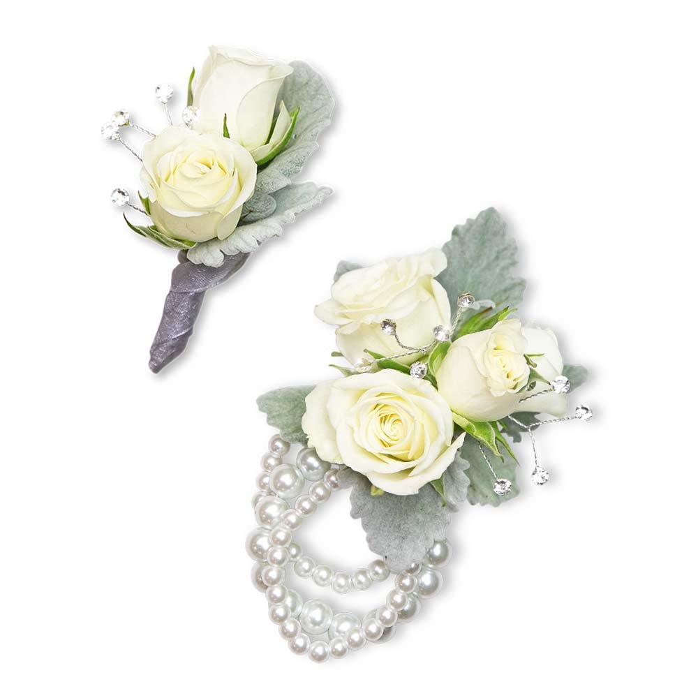 Virtue Corsage and Boutonniere Set - Anaheim Hills Florist
