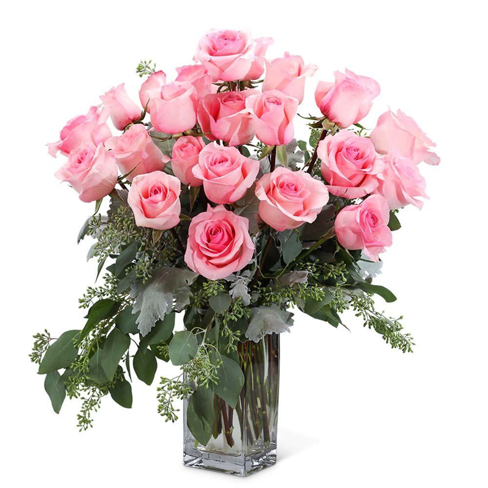 Pink Roses (24) - Anaheim Hills Florist
