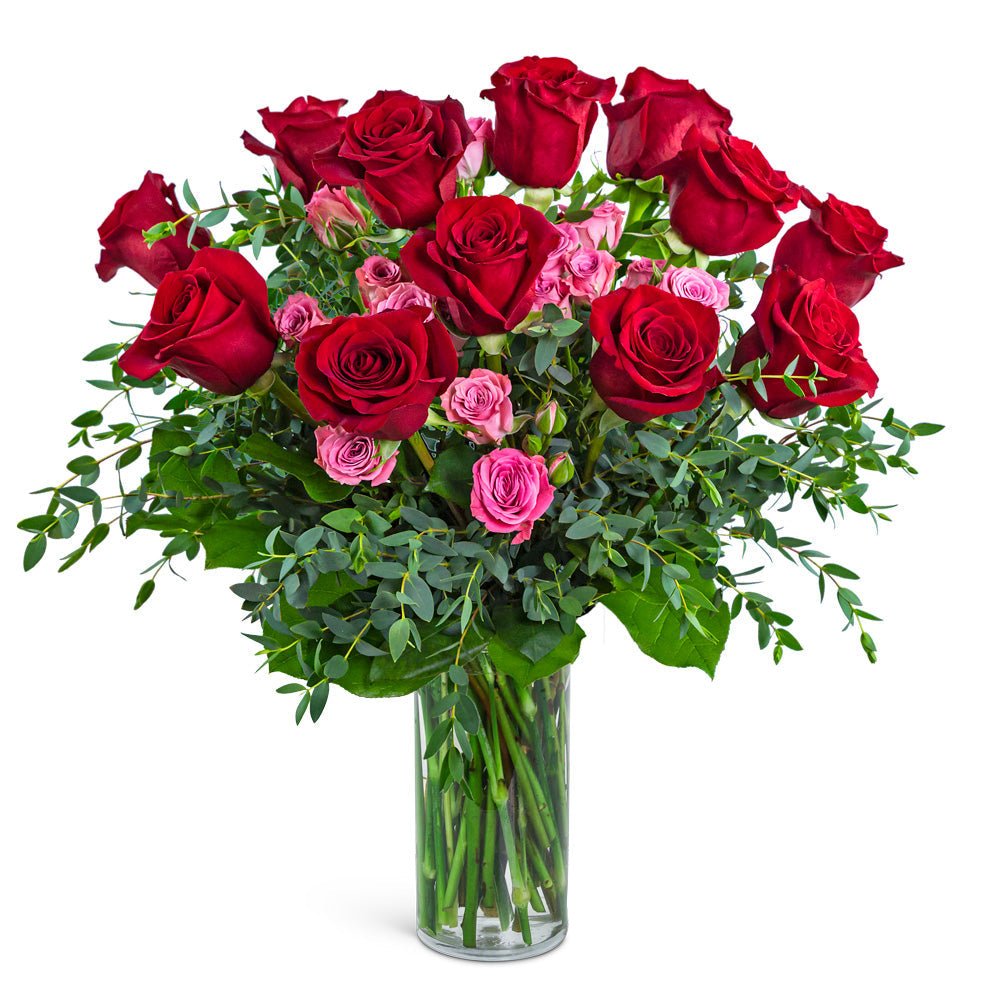 Kiss Me Dozen Roses - Anaheim Hills Florist