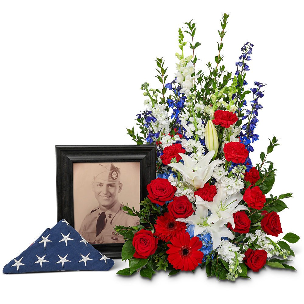 Stars and Stripes Forever Photo Tribute - Anaheim Hills Florist