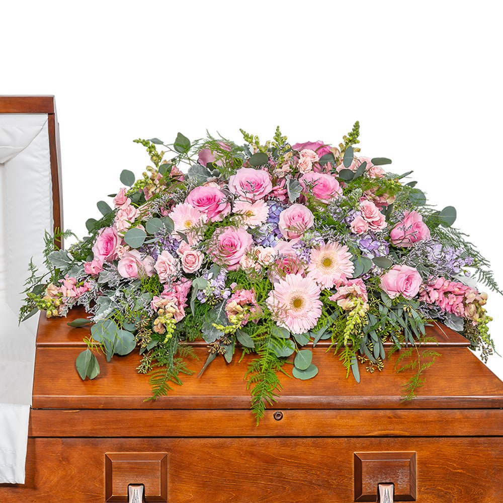 Glorious Garden Casket Spray - Anaheim Hills Florist
