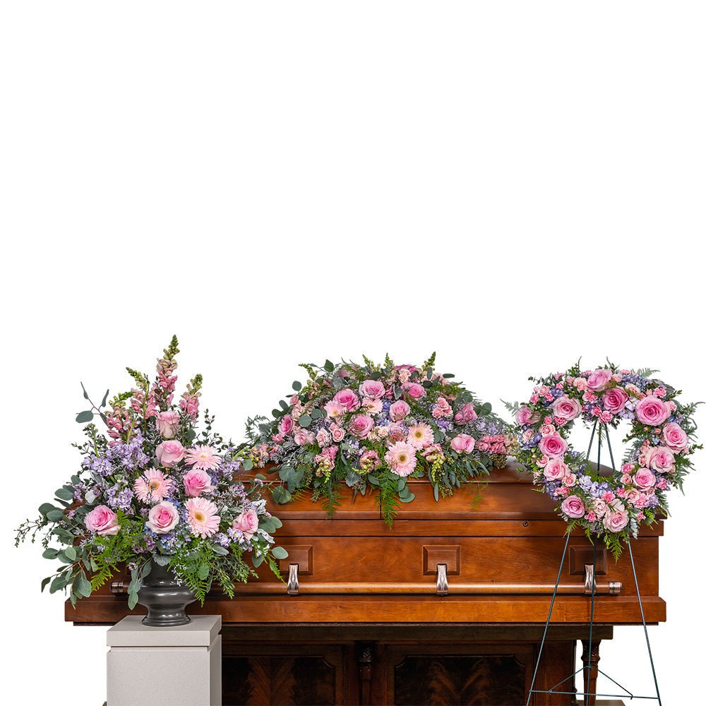 Glorious Garden Trio with Heart - Anaheim Hills Florist