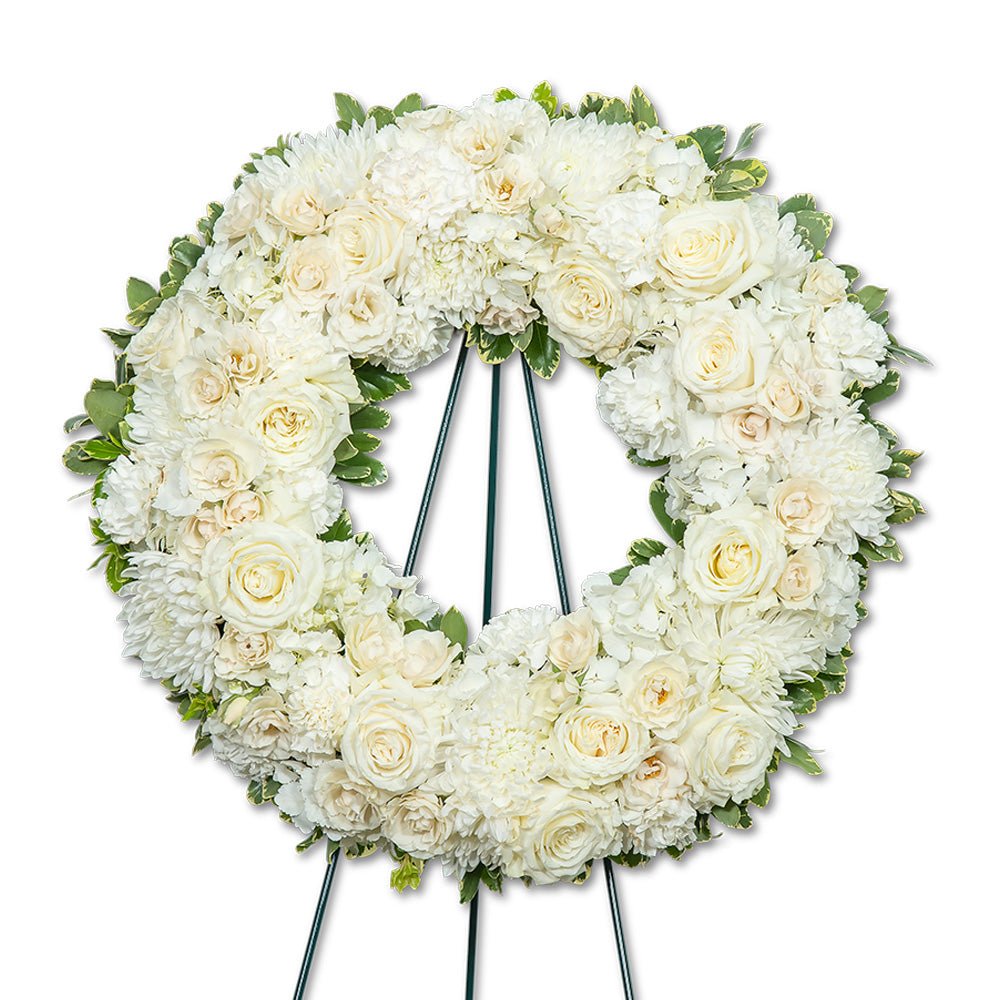 Pure Serenity Wreath - Anaheim Hills Florist