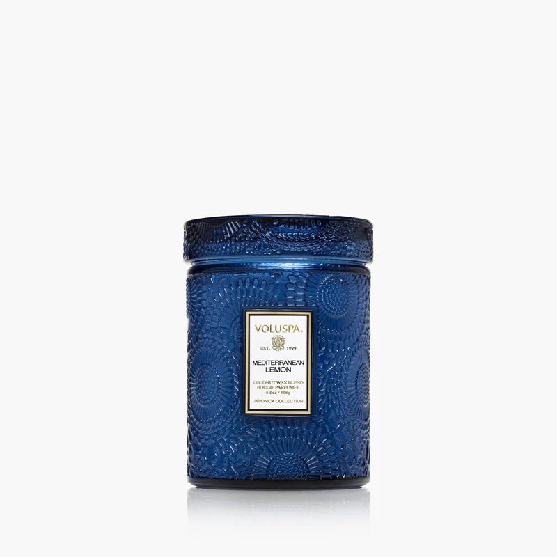 Voluspa Mediterranean Lemon 5.5oz Small Jar - Anaheim Hills Florist