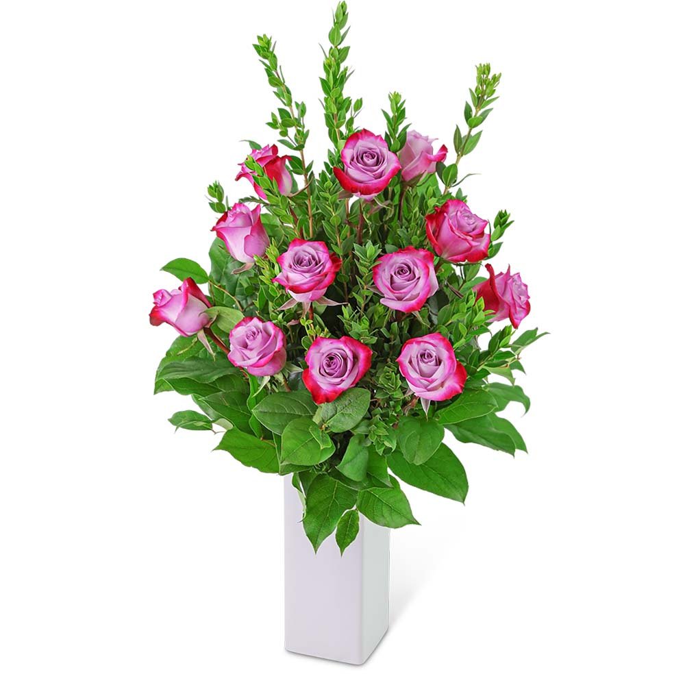 Lovely Lavender Roses (12) - Anaheim Hills Florist