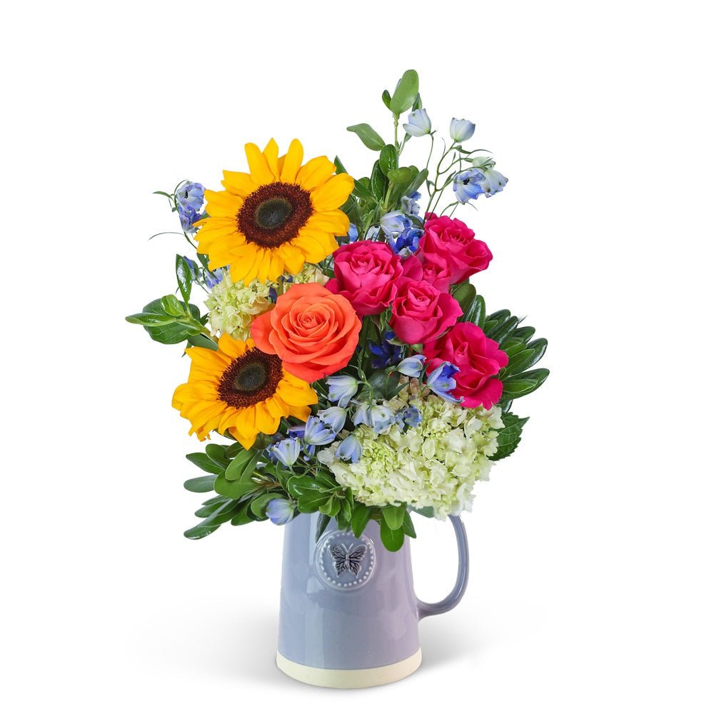 Vibrant Valencia Pitcher - Anaheim Hills Florist