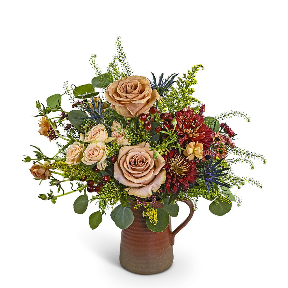 Chestnut Terra Pitcher - Anaheim Hills Florist
