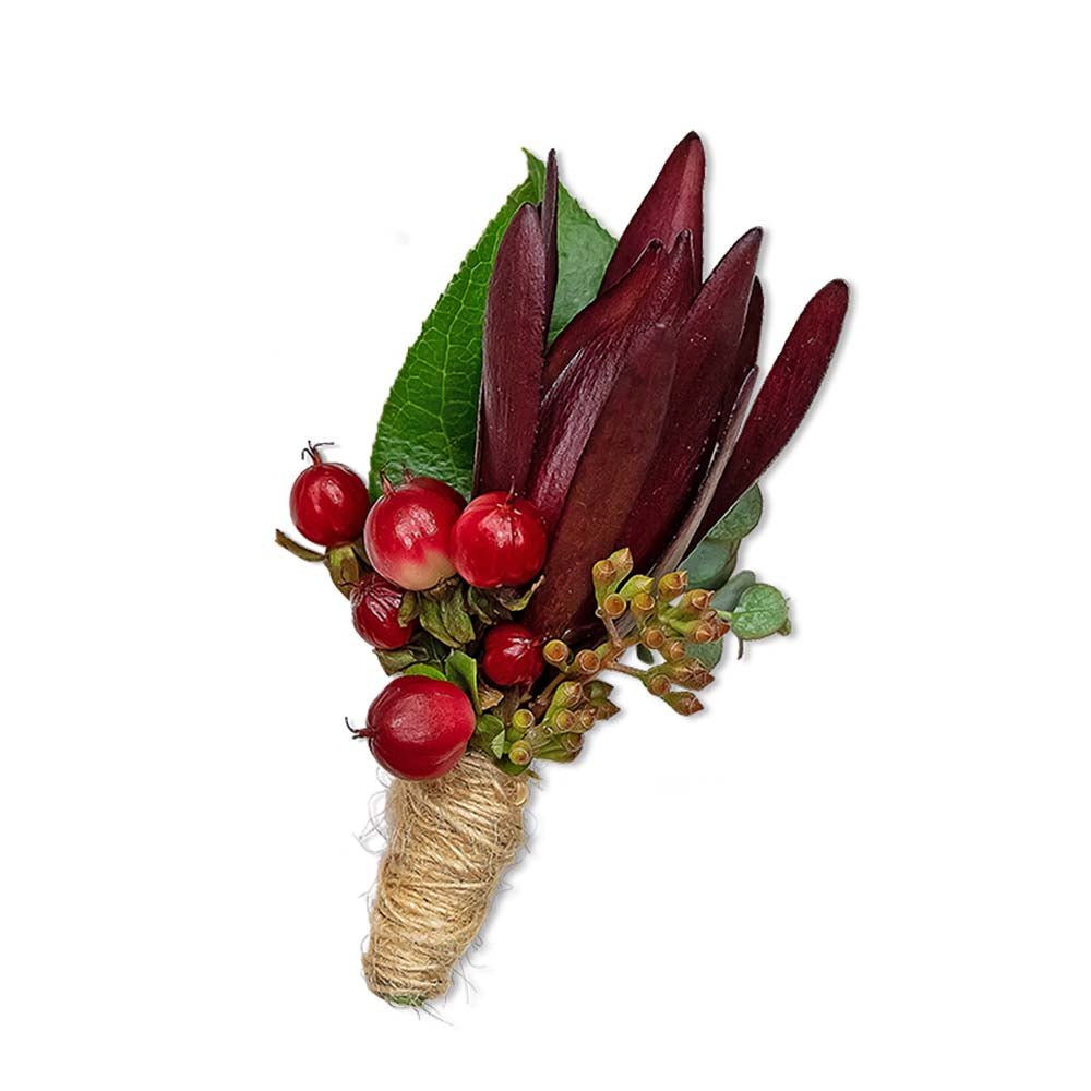 Organic Boutonniere - Anaheim Hills Florist
