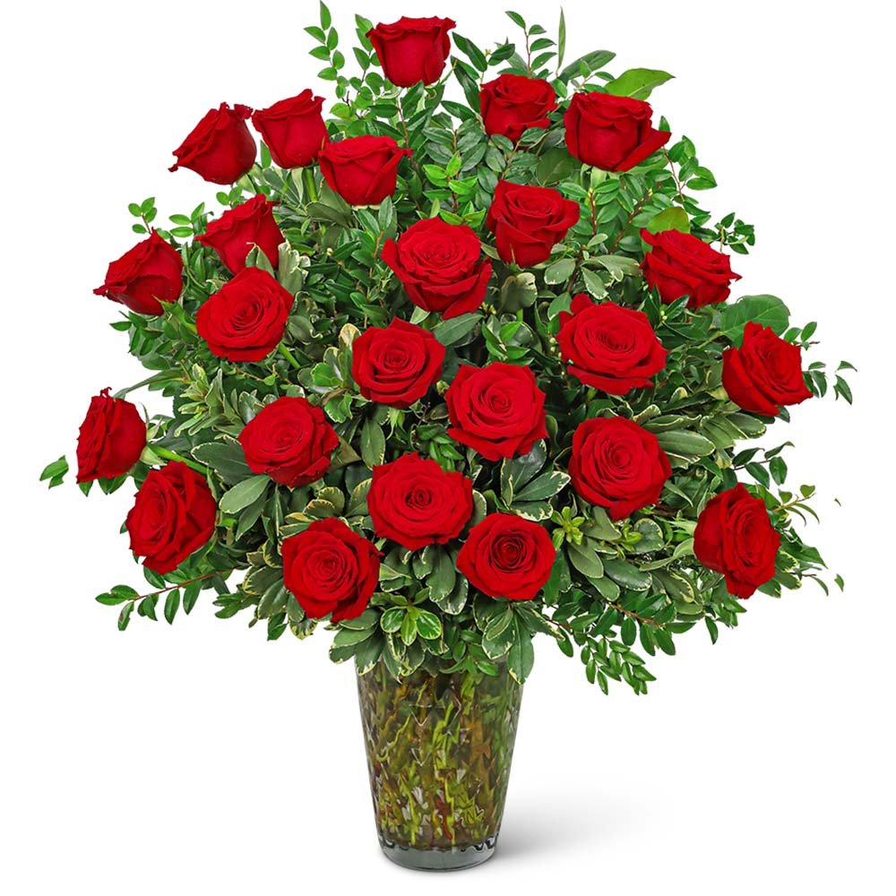 Two Dozen Elegant Red Roses - Anaheim Hills Florist