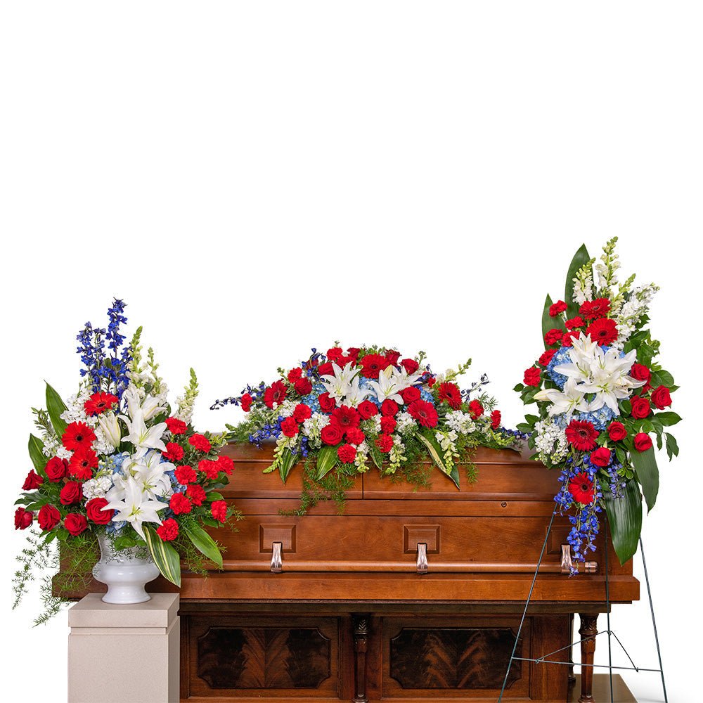 Stars and Stripes Forever Trio - Anaheim Hills Florist