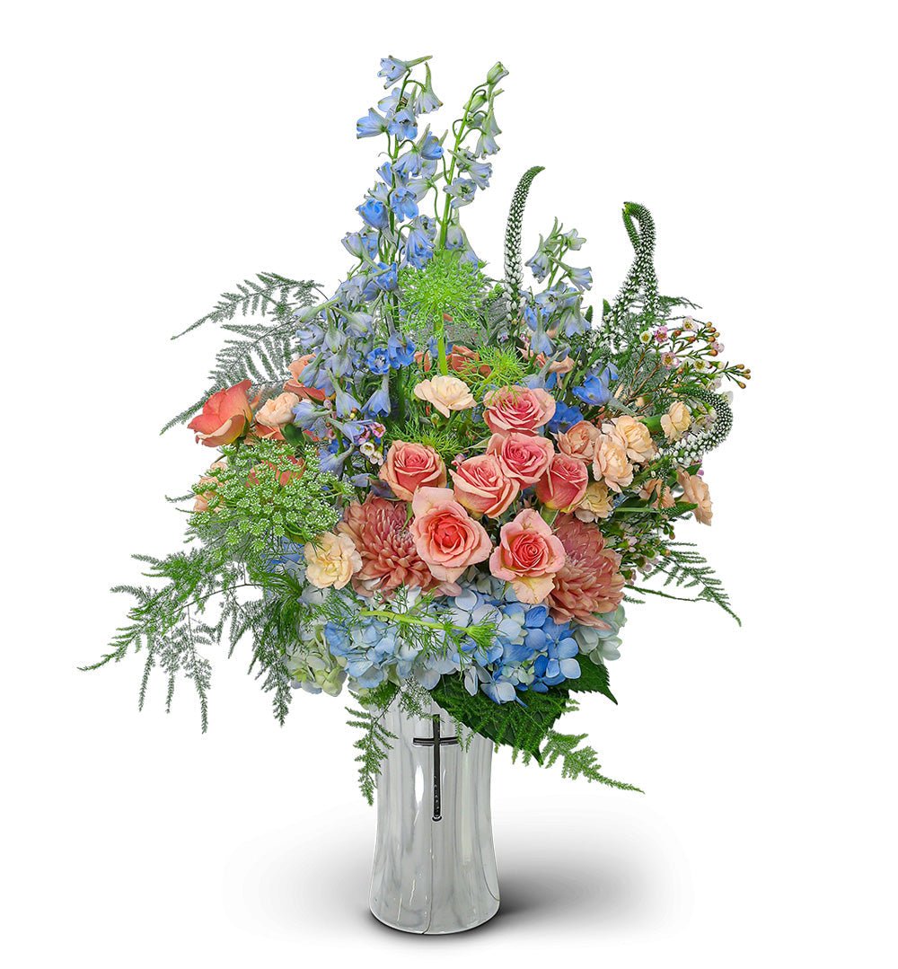 Healing Meadows Keepsake Vase - Anaheim Hills Florist