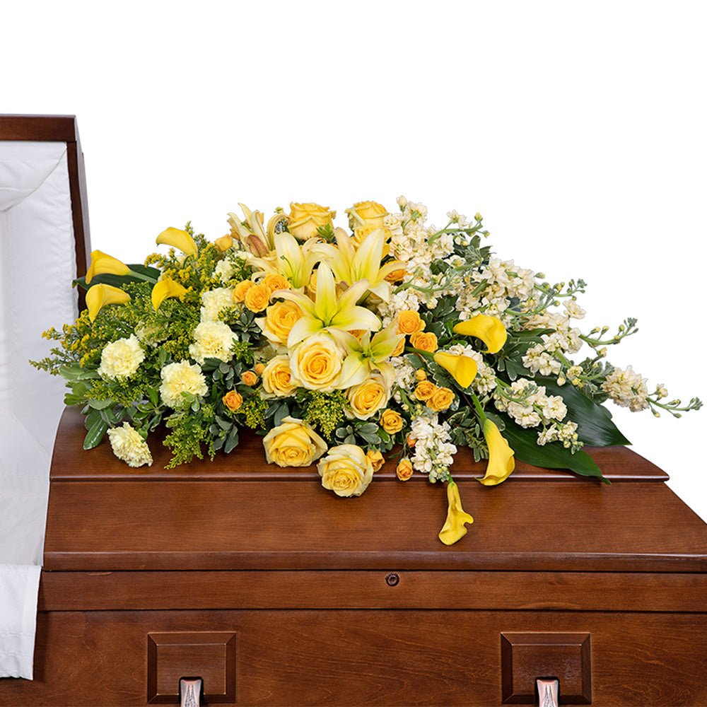 Radiant Remembrance Casket Spray - Anaheim Hills Florist