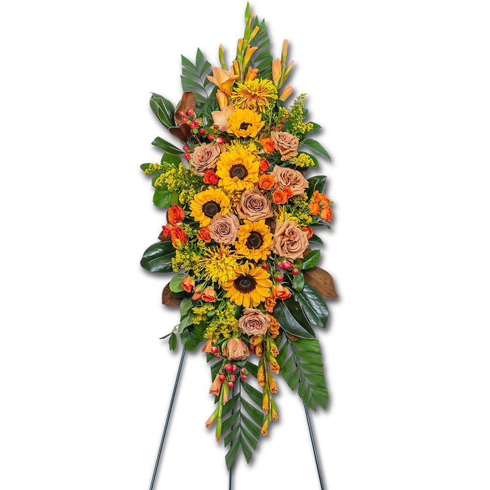 Sunset Serenade Standing Spray - Anaheim Hills Florist