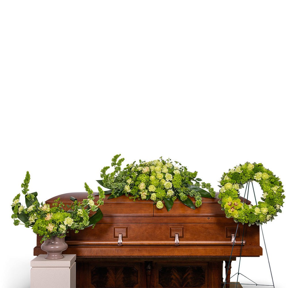 Tranquil Oasis Trio with Roses - Anaheim Hills Florist