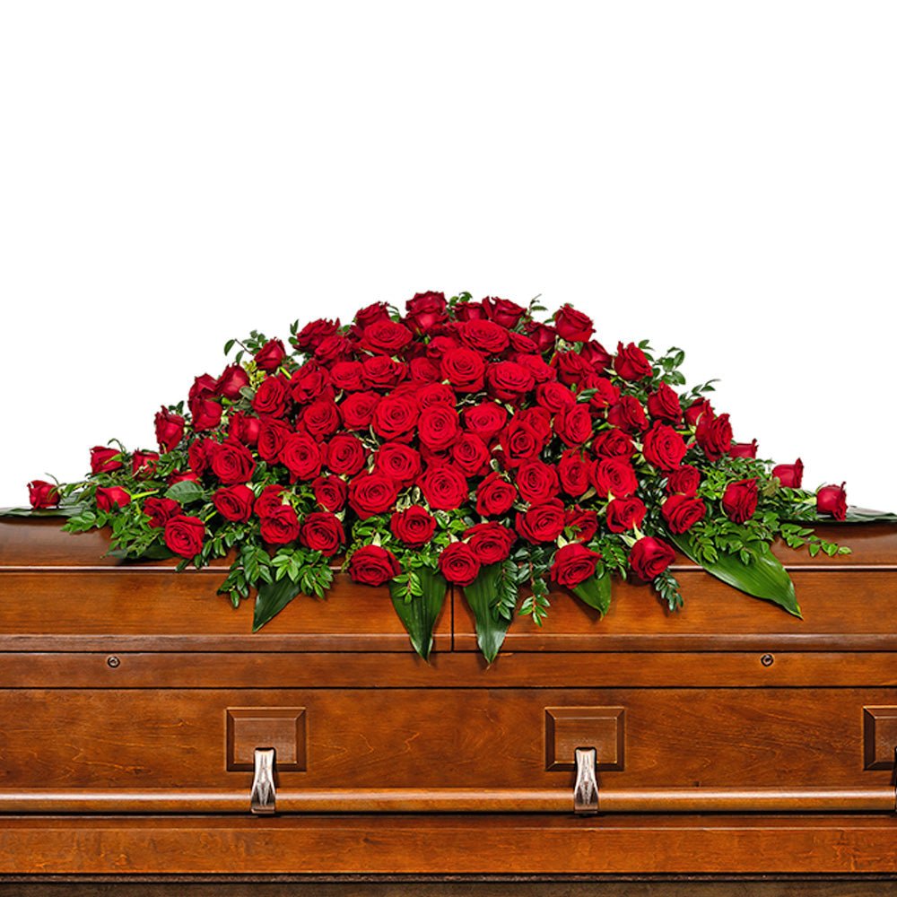 Everlasting Beauty Closed Casket Spray - Anaheim Hills Florist