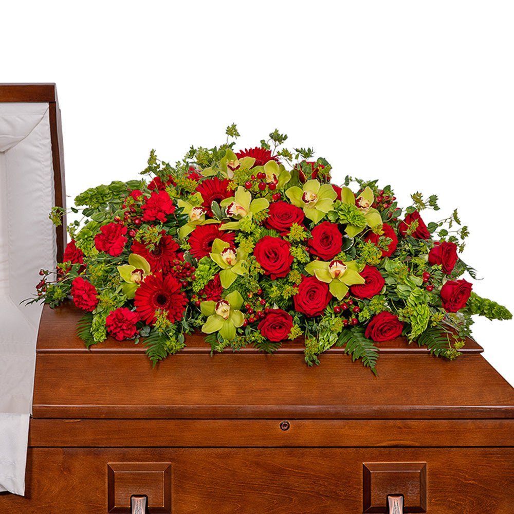 Infinite Love Casket Spray - Anaheim Hills Florist