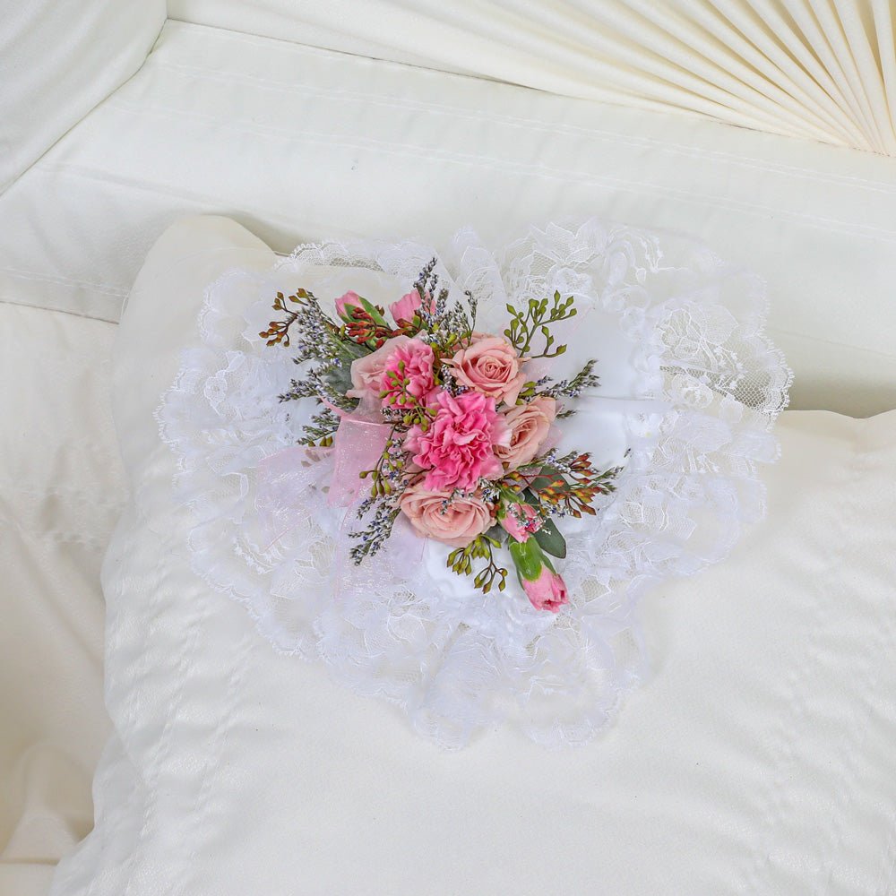 Floral Heart Pillow - Anaheim Hills Florist