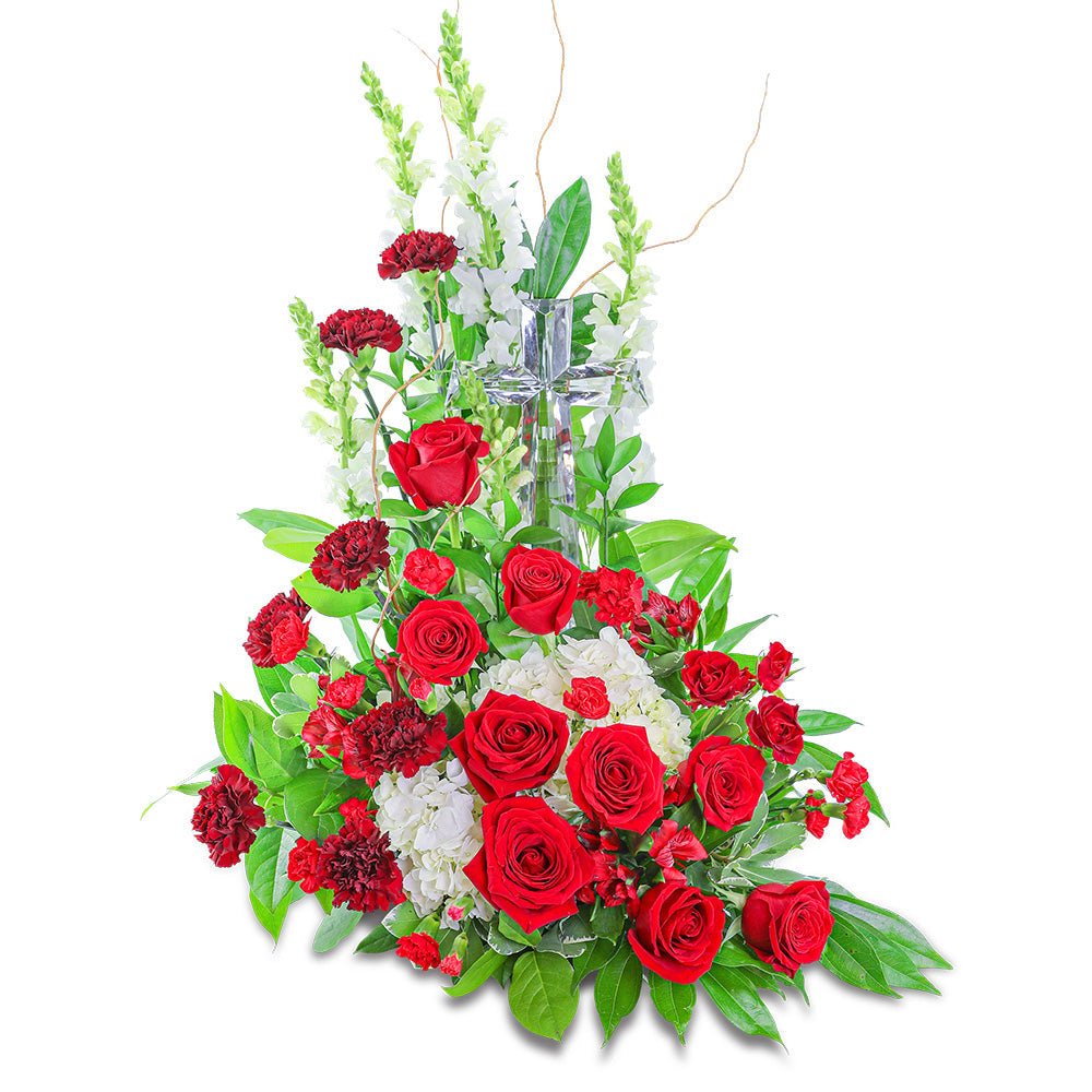 Serene Sanctuary Crystal Cross - Anaheim Hills Florist