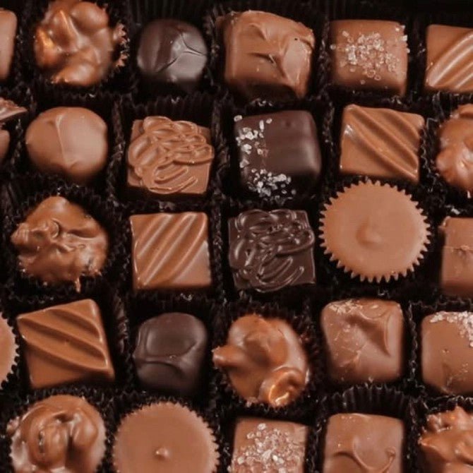 Deluxe 15 - Piece Gourmet Chocolate Gift Box – Premium Add - On for Flower Delivery - Anaheim Hills Florist
